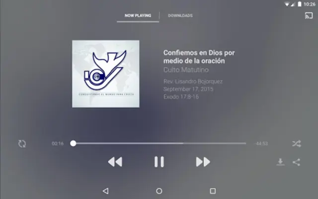 Iglesia Cristiana Josué android App screenshot 0