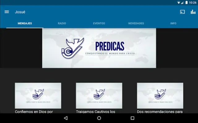 Iglesia Cristiana Josué android App screenshot 2