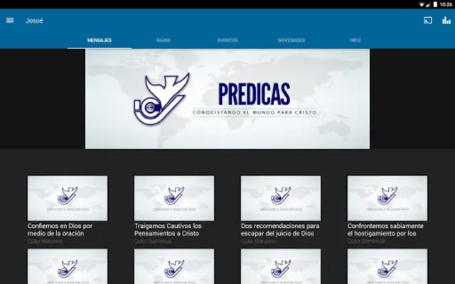 Iglesia Cristiana Josué android App screenshot 5