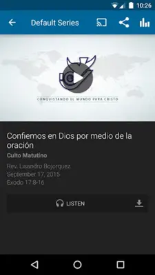 Iglesia Cristiana Josué android App screenshot 7